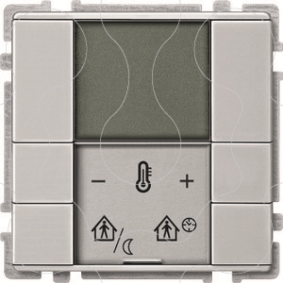Imagem de TERMOSTATO KNX COM DISPLAY SD ALU TP