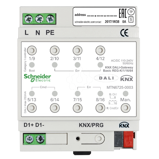 Imagem de KNX DALI GW Basic/1/16/64