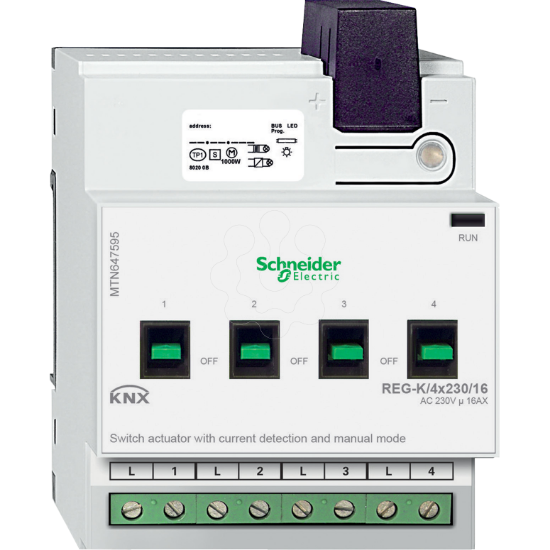Imagem de ACT.BIN. REG-K/4X230/16 C/DET.CORRENTE