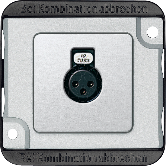 Imagem de FICHA AUDIO FEM. XLR PZR ALU