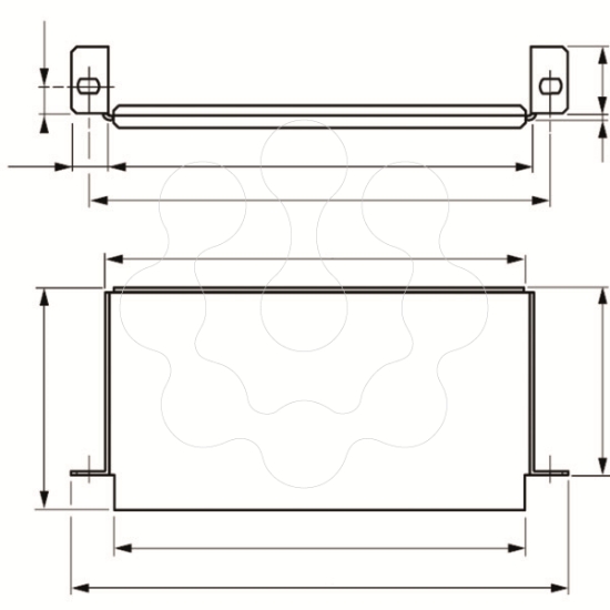 Imagem de PRATEL FIXA 1U P/ ARM MNB 10P