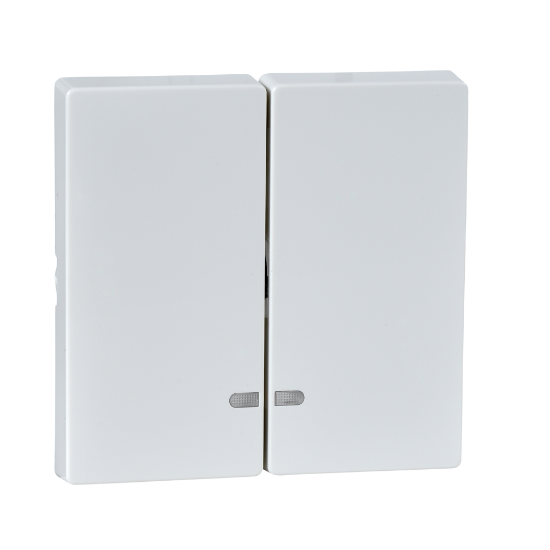 Imagem de Tecla dupla com visor branco