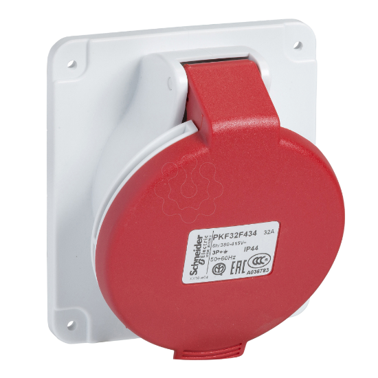 Imagem de TOM. P. 32A E. INCL. IP44 380V 3P+N+T
