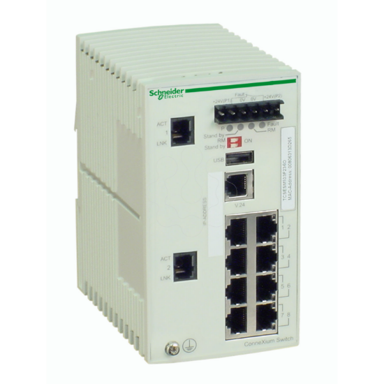Imagem de Switch 8 x 10-100 TX - 2 x TX Gbit