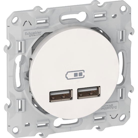 Imagem de Tomada 2xUSB carregador 2,1A BR Odace
