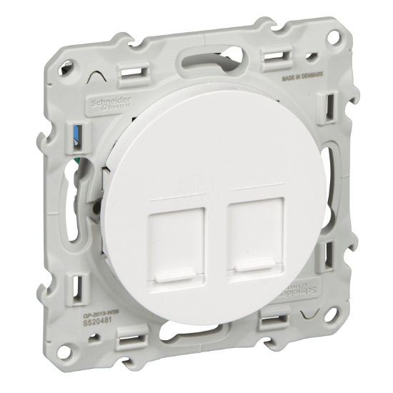 Imagem de Tomada dupla RJ45 cat5 UTP Br
