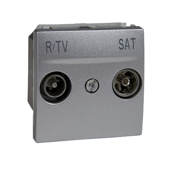 Imagem de TOMADA R-TV-SAT FIL ALUMiNIO