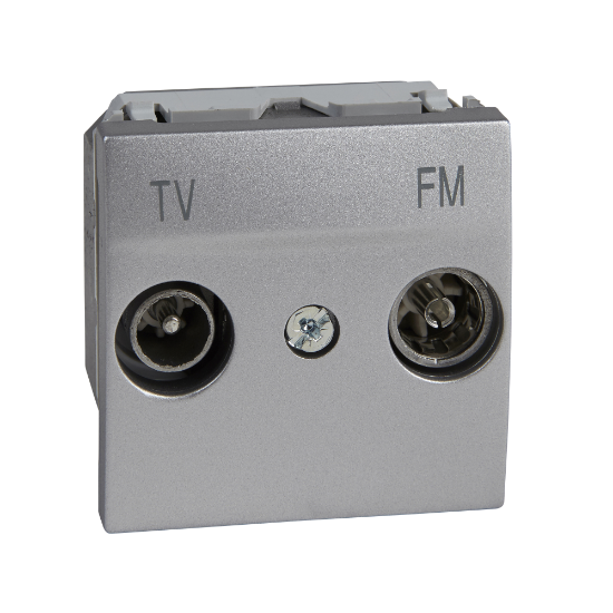 Imagem de TOMADA TV-FM INTERMEDIA ALUMiNIO