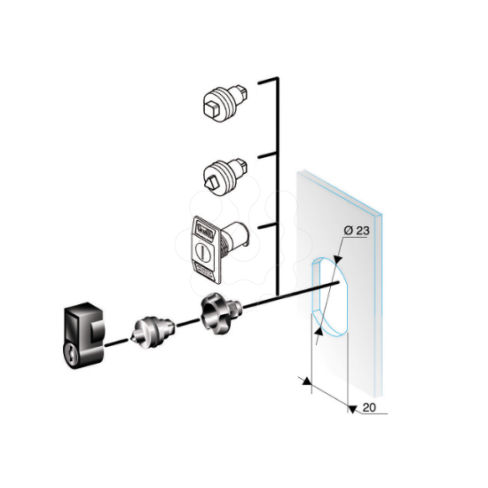 Imagem de INSERTO P/ CHAVE TRIANG 6,5MM