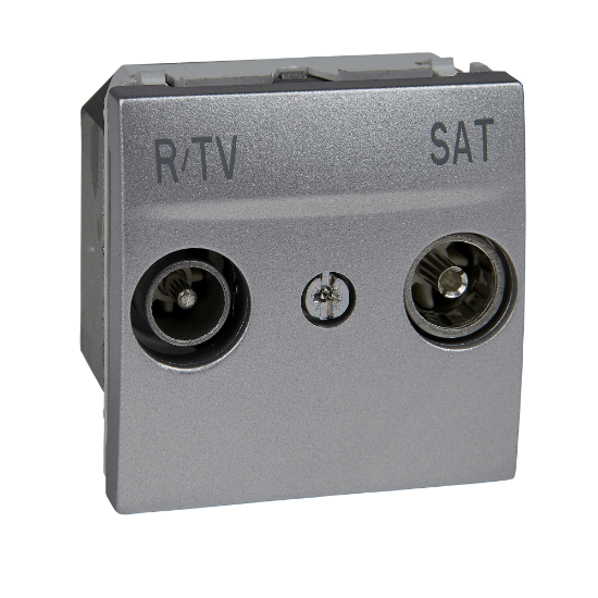 Imagem de TOMADA R-TV-SAT DERIVACAO  ALUMiNIO