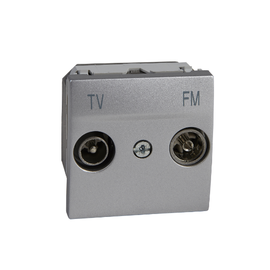 Imagem de TOMADA TV-FM FIL ALUMiNIO