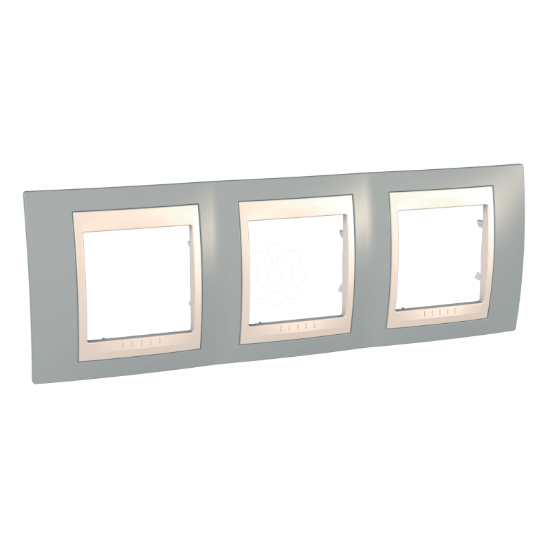 Imagem de QUADRO UNICA PLUS 3 ELE.H. M-CINZENTO CL