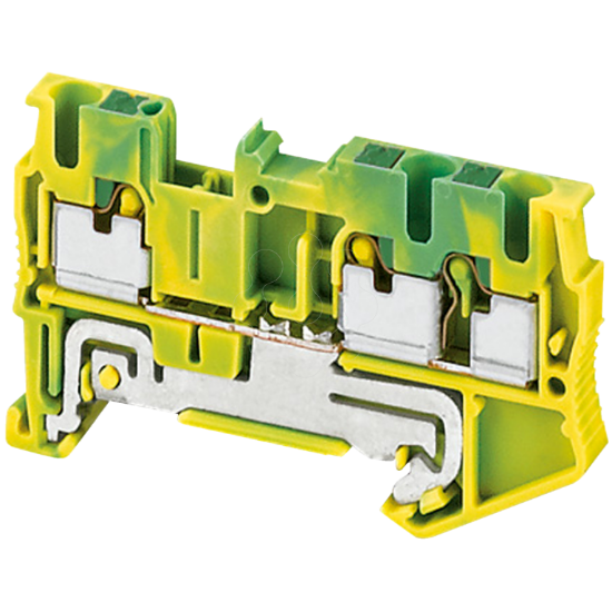 Imagem de BORNE TERR 2,5MM2 V/AM PUSH-IN 1P 1X2