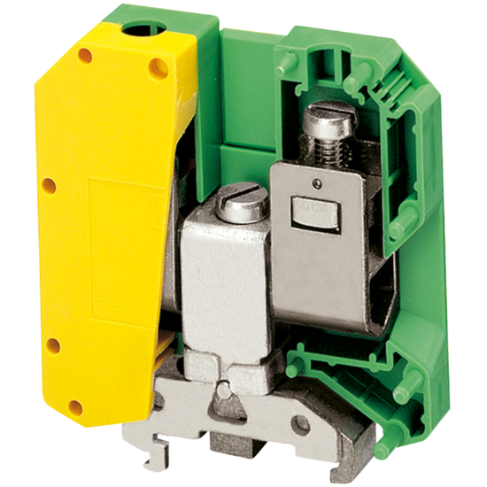 Imagem de BORNE TERR 50MM2 VERD/AM 1P 1X1