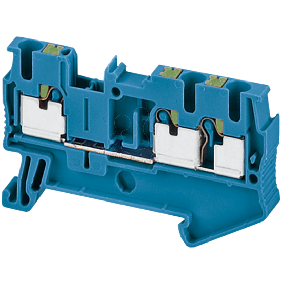 Imagem de BORNE PASS 2,5MM2 AZUL PUSH-IN 1P 1X2