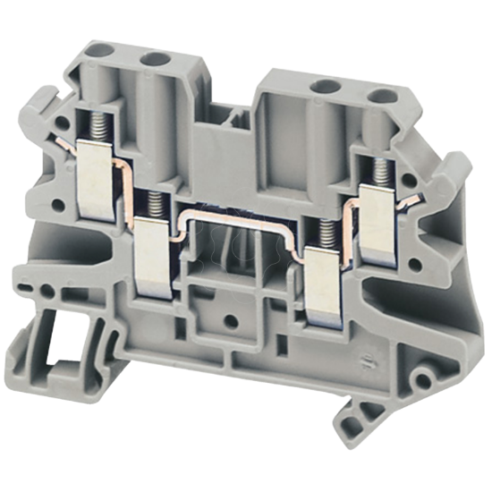 Imagem de BORNE PASS 4MM2 2AND CINZ 1P 2X2