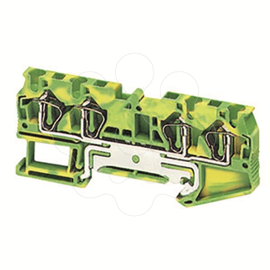 Imagem de BORNE TERR 4MM2 VERD/AM TMOL 1P 2X2