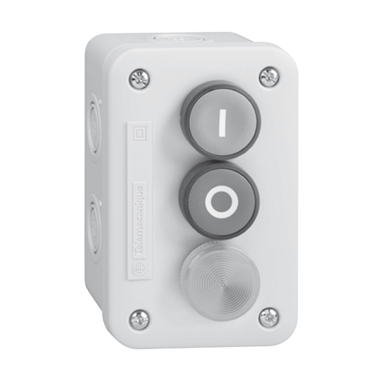 Imagem de BOTON 2 BOT NA+NF + SIN LED VERM 230V