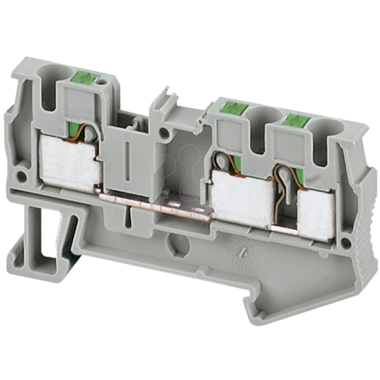 Imagem de BORNE PASS 4MM2 CINZ PUSH-IN 1P 1X2