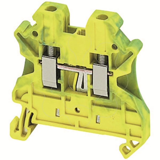 Imagem de BORNE TERR 2,5MM2 VERD/AM TMOL 1P 1X1