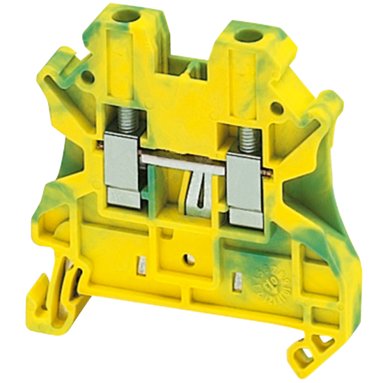 Imagem de BORNE TERR 4MM2 VERD/AM 1P 1X1