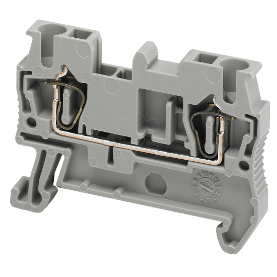 Imagem de BORNE PASS 2,5MM2 CINZ TMOL 1P 1X1
