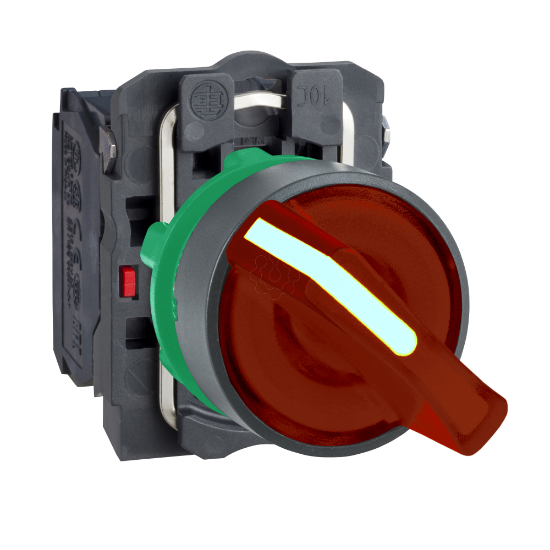 Imagem de BOT ROT LUM 2P VERM NA+NF 24V