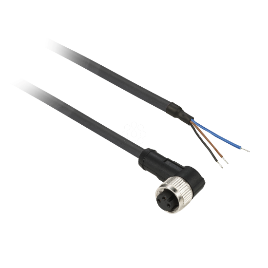 Imagem de LIG FEM 8MM CRV 3PIN CAB PUR 10M