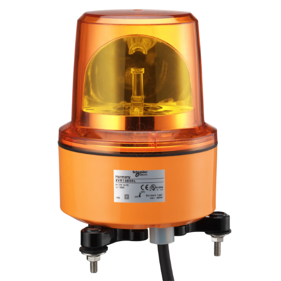 Imagem de FAROL ROT 130MM IP66 C/ LED VERM 24V