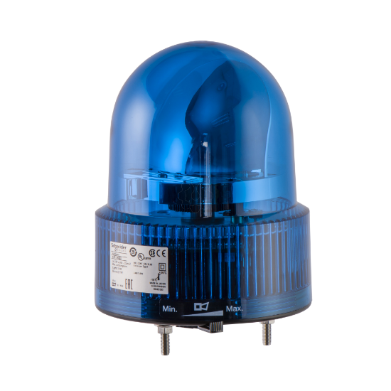 Imagem de FAR ROT 120MM LED AZ 12VCA/CC C/ BUZZ