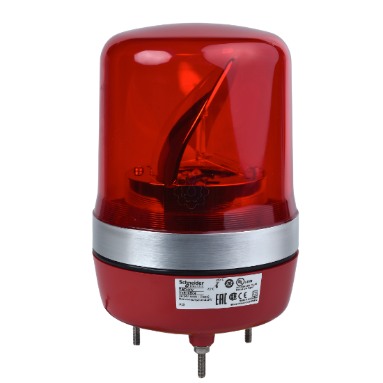Imagem de FAR ROT 106MM LED VERM 12VCA/CC