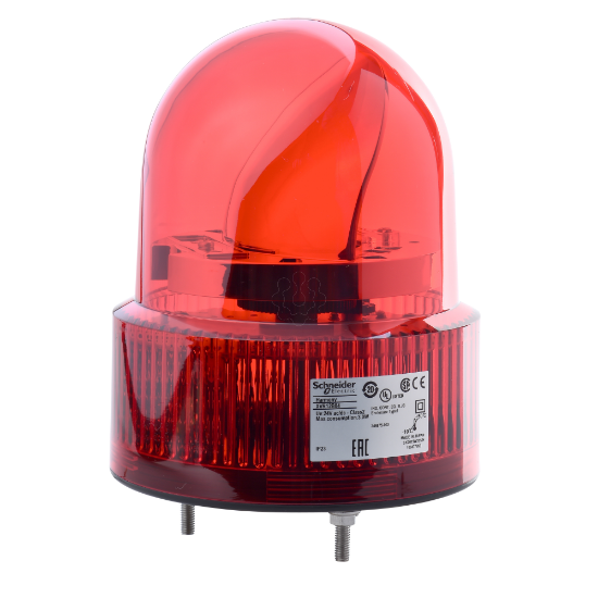 Imagem de FAR ROT 120MM LED VERM 12VCA/CC