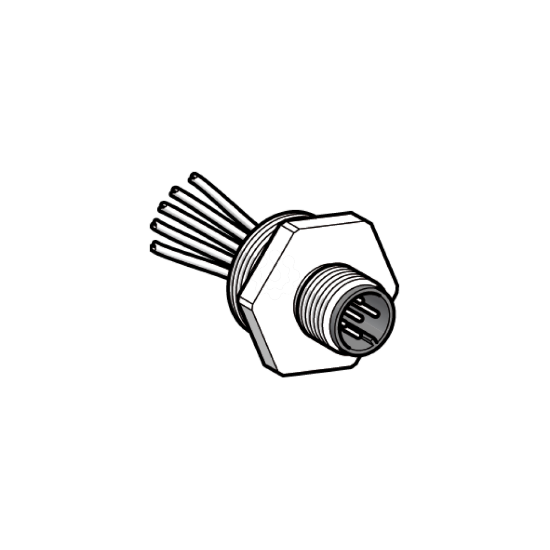 Imagem de LIGACAO MACHO 4 PINOS M12