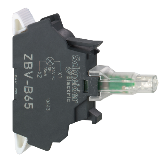 Imagem de LED 24V CA-CC AZUL TERM MOL