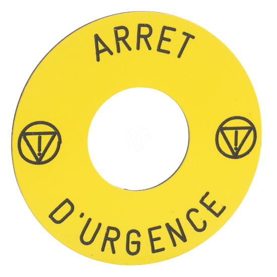 Imagem de ETIQ 45MM - ARRET URGENCE