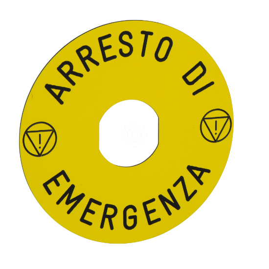 Imagem de ETIQ 60MM AMAR ARRESTO EMERGENZA