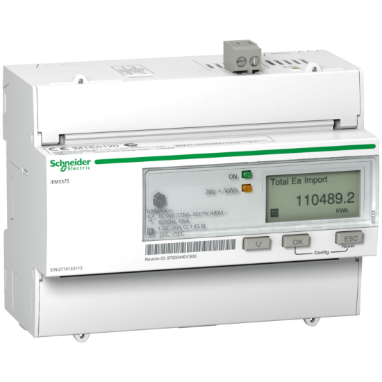 Imagem de Contador KWH trifásico 125A LON MID
