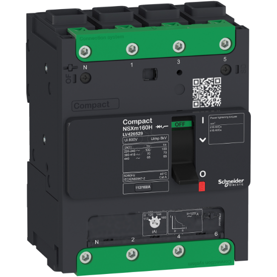 Imagem de Disjuntor NSXm 25kA TM125D 4P/4d EverLin