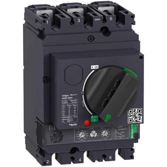 Imagem de GV5P220H 3P 70kA Motor Circuit Breaker