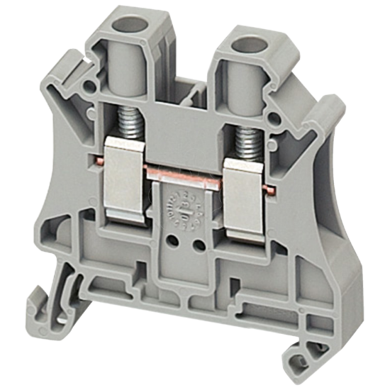 Imagem de BORNE PASS 6MM2 CINZ 1P 1X1