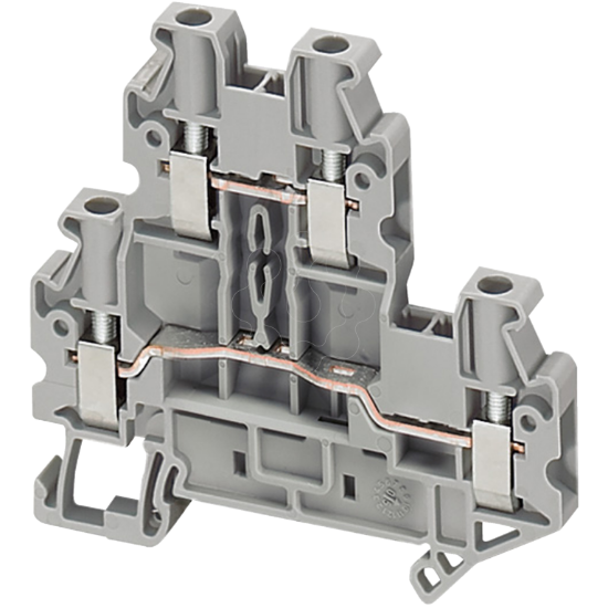 Imagem de BORNE PASS 4MM2 2AND CINZ 2P 1X1
