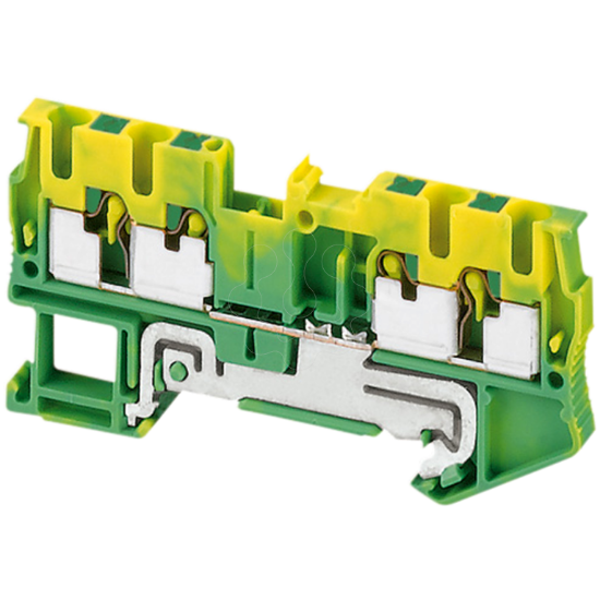 Imagem de BORNE TERR 2,5MM2 V/AM PUSH-IN 1P 2X2