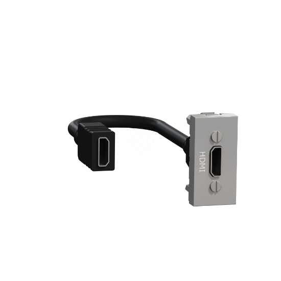 Imagem de Tomada HDMI 1 mod. Alumínio NU