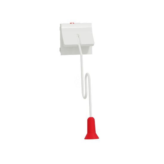 Imagem de Botão de pressão de cordão Branco NU