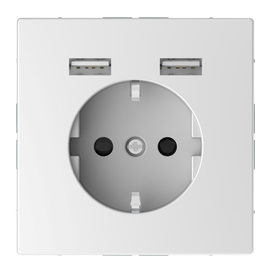 Imagem de Schuko + 2 cargador USB 2,4A D-Life Arti