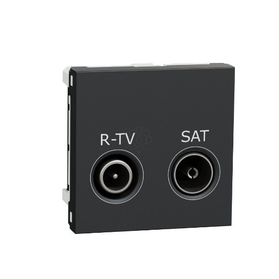 Imagem de Tom R-TV/SAT intermédia Antracite NU