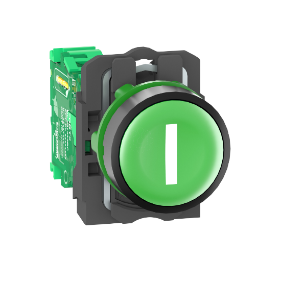 Imagem de cabeza-emisor ZB5R, tapa verde marcada I