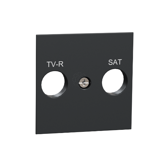 Imagem de Centro tomada R-TV/SAT Antracite NU