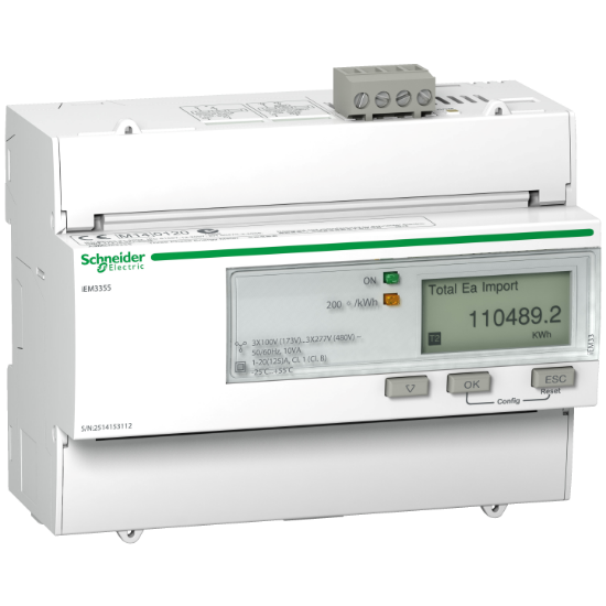 Imagem de CONTADOR ENERGIA ME3355 MODBUS MID