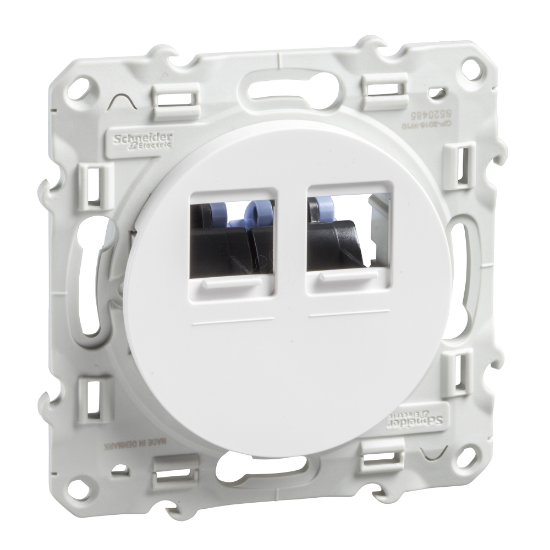 Imagem de Tomada dupla RJ45 cat6 UTP Br